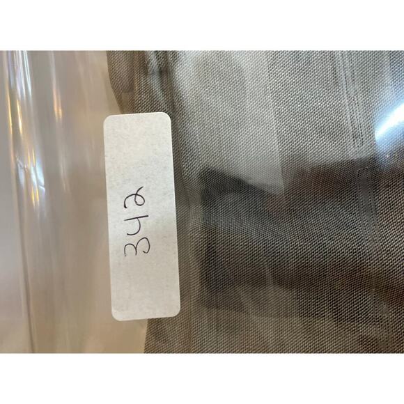 Theory Wool Lane Blend Knee Length Gray Pencil Skirt Pockets Career Size 0 - Picture 10 of 11